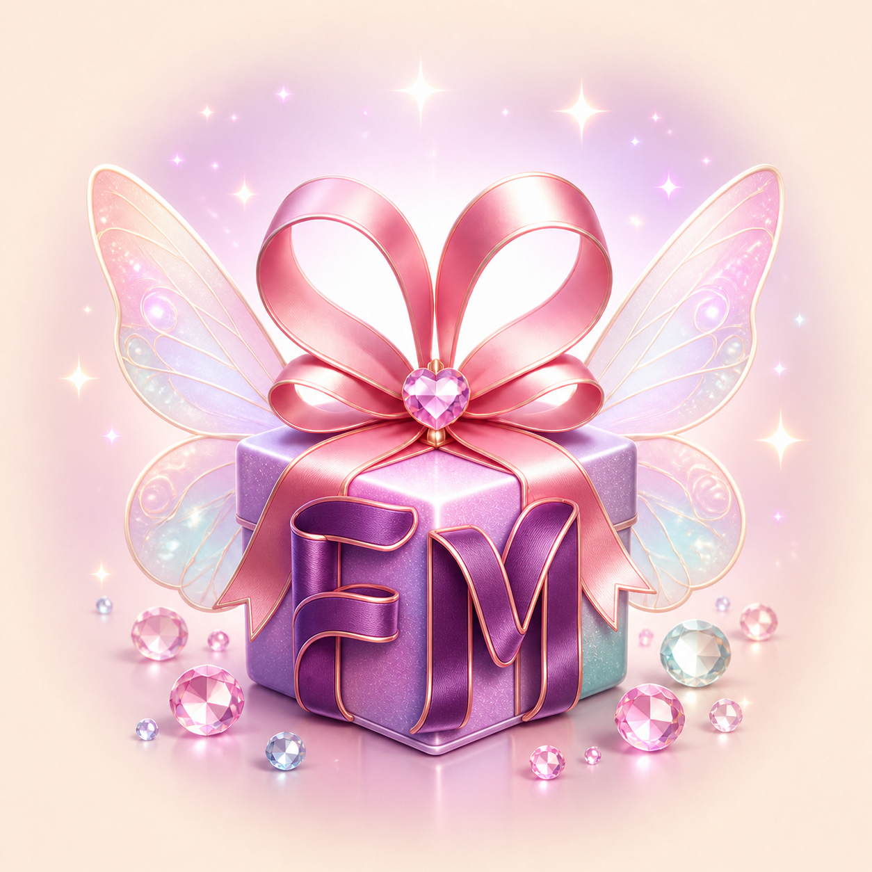 Fairy Match FM ribbon gift logo